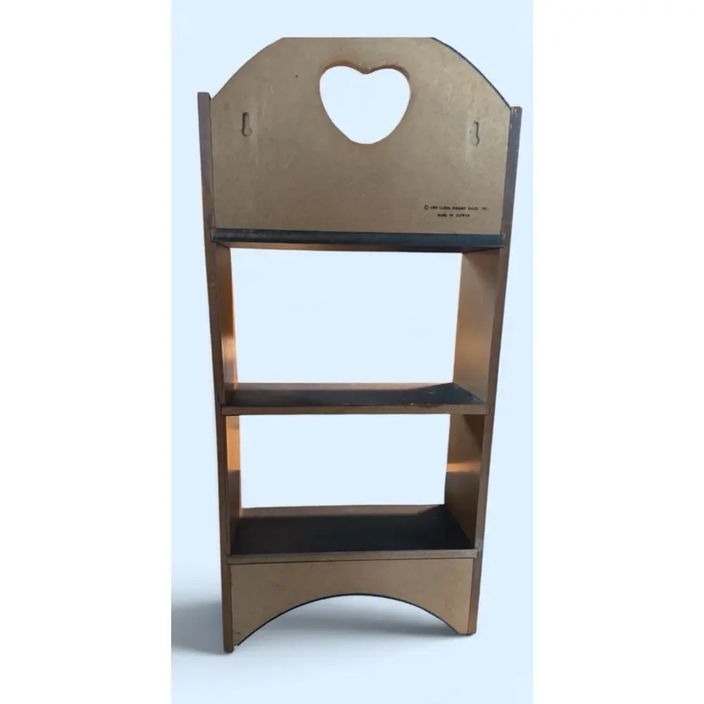 Carol Wright 1989 Pennsylvania Dutch hanging wall shelf 25 X 13 X 5